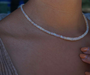 Dainty Opal Necklace